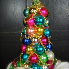Christmas Jewels Topiary About 17" tall $95 *SOLD*