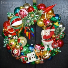 Old-Time Christmas 20" diameter $250 **SOLD**