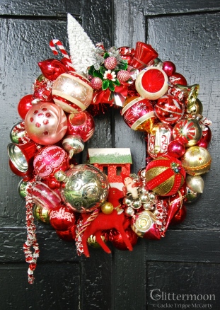 For the red lover,Berry Merry Wreath - Approx. 17 inches - $195 with storage bag ** SOLD **