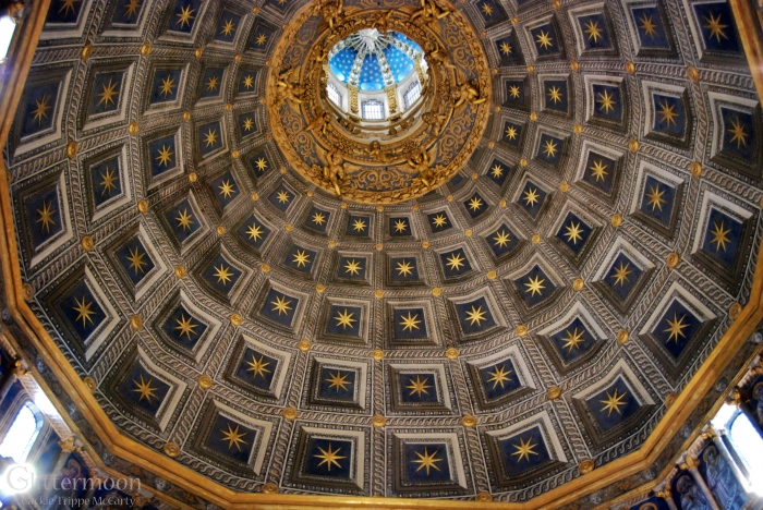 Inside the Duomo in Siena