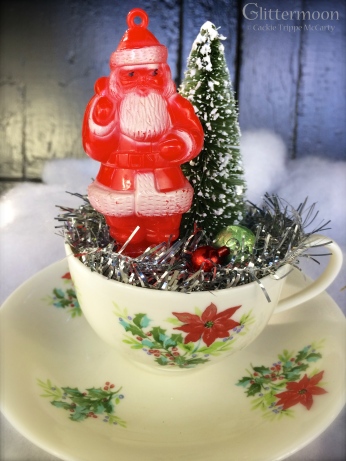 Claus in a cup! $32 *SOLD*