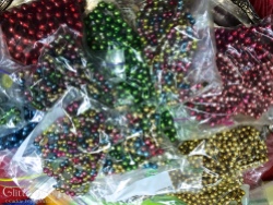 Bags and bags of glass garland