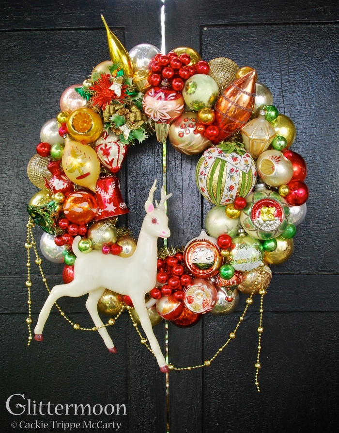 Christmas Tapestry Wreath